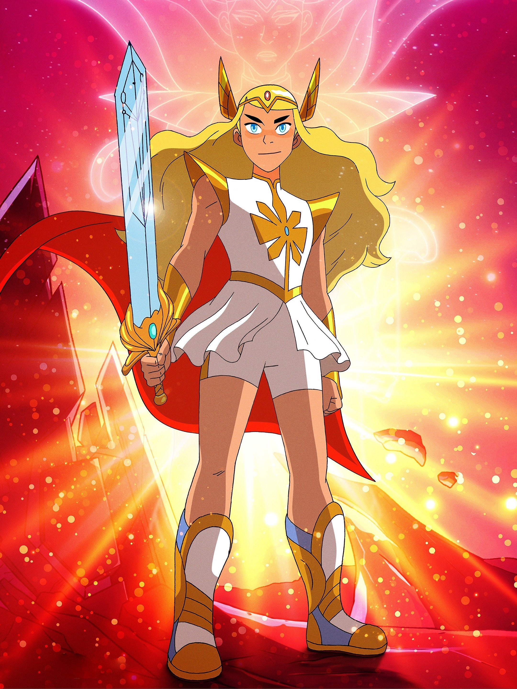 Wanted to try and draw SheRa in the style of 80early 90s anime   rPrincessesOfPower